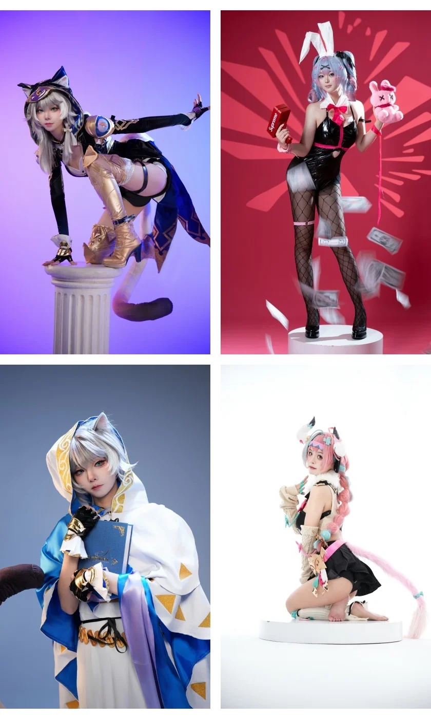 [賽飛兒&兔子洞&瓦雷莎cos] 聊聊白棚棚拍的四套燈光方案 - 第 1 張