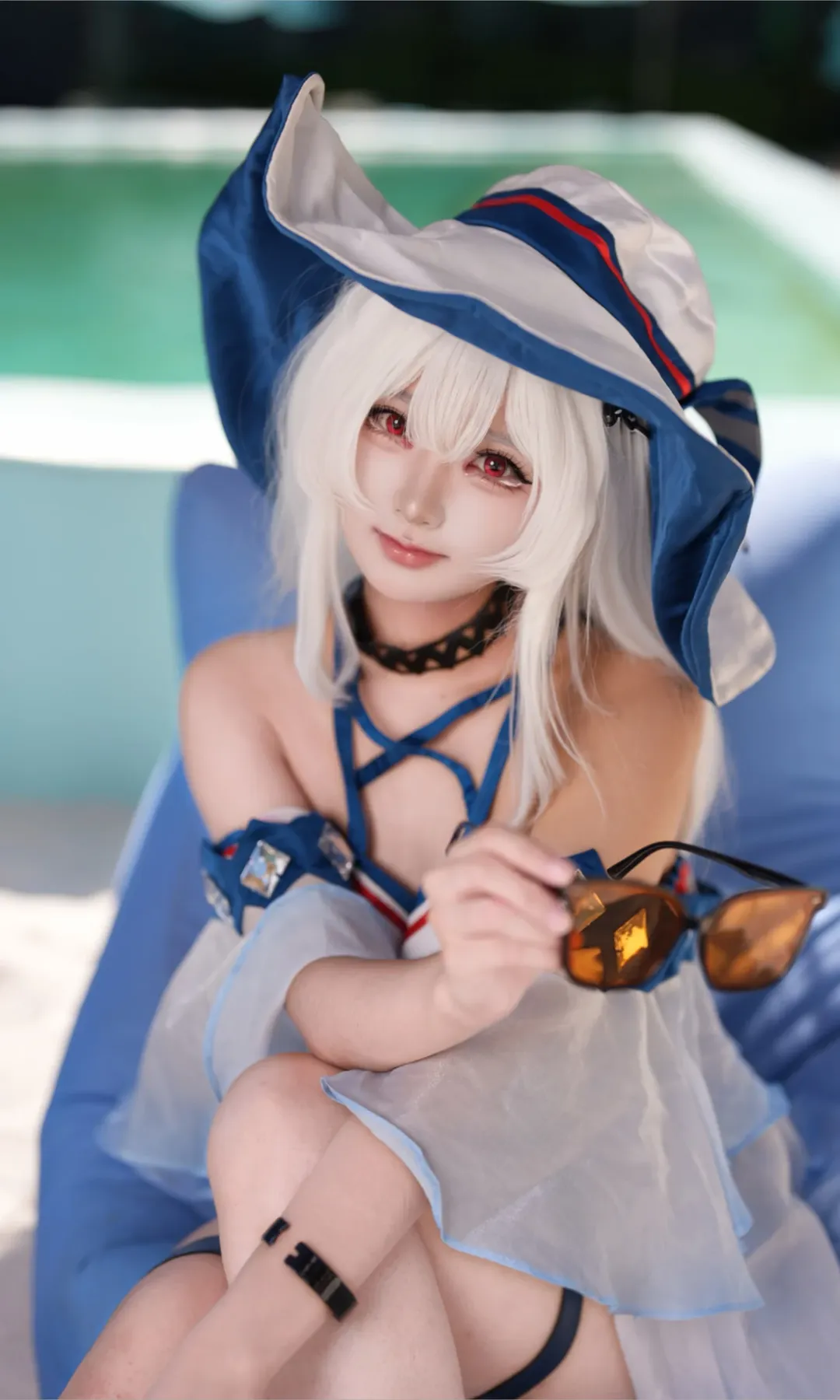 【スカジ コスプレ】波に乗って、アークナイツの爽やかな夏のひととき - 5 枚目