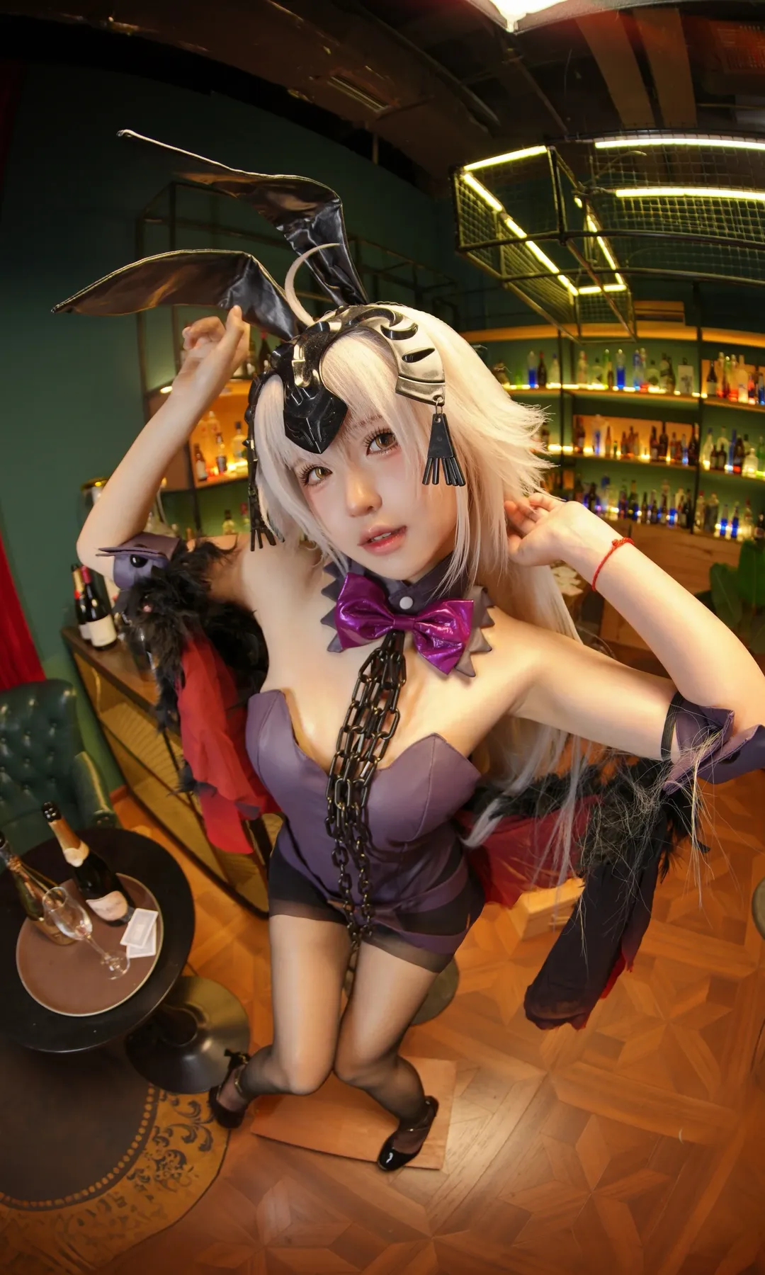 【黑贞cos】命运冠位指定，月球女友的兔女郎造型