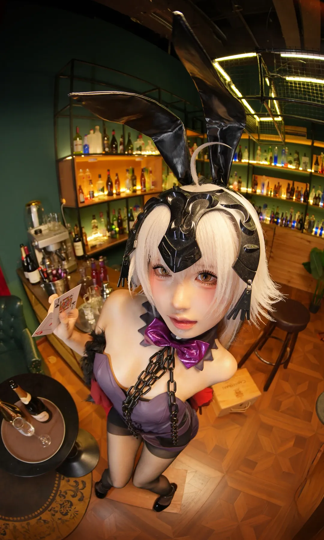 【黑貞cos】命運冠位指定，月球女友的兔女郎造型 - 第 3 張
