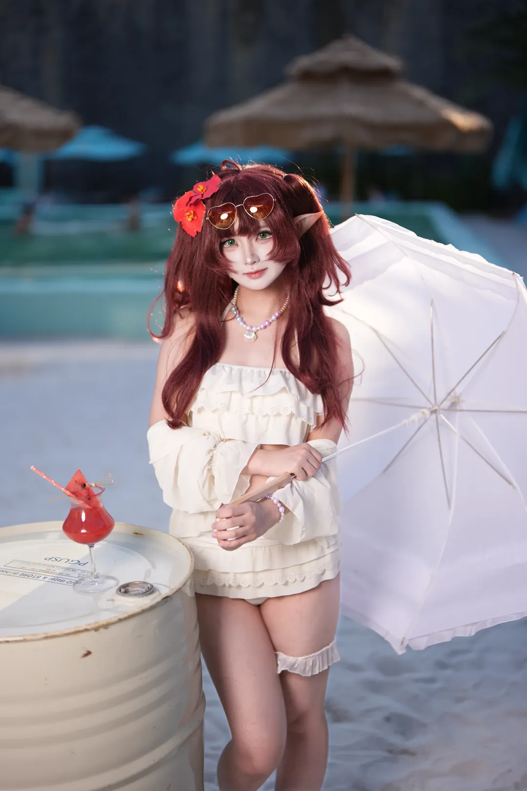 【桃金娘cos】夏日沙滩的清凉之旅 - 第 6 张