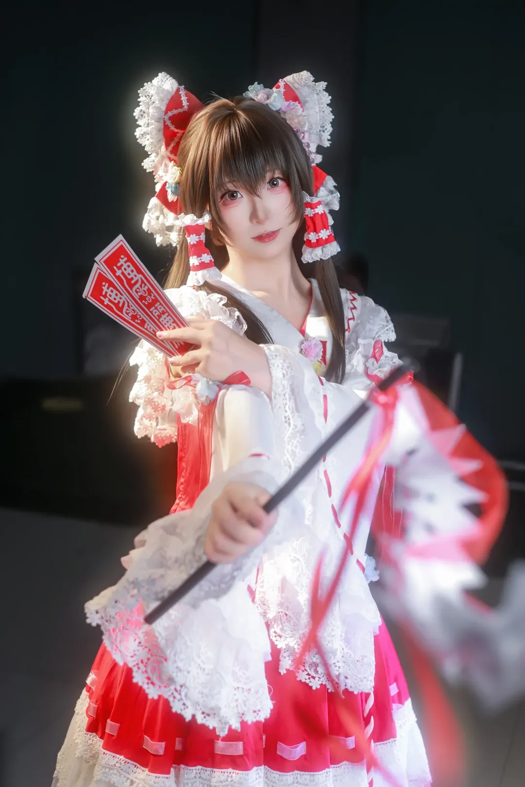 【博丽灵梦cos】东方project神社巫女动作参考与拍摄记录