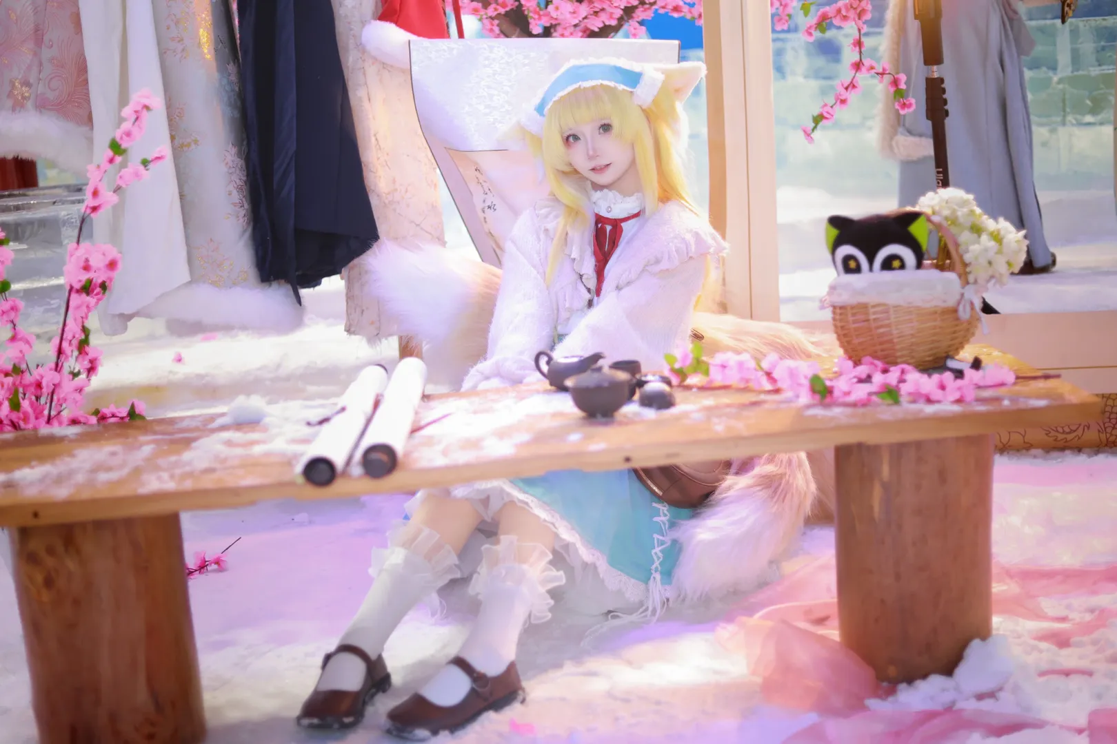 【铃兰cos】明日方舟雪境中的灵动瞬间 - 第 7 张