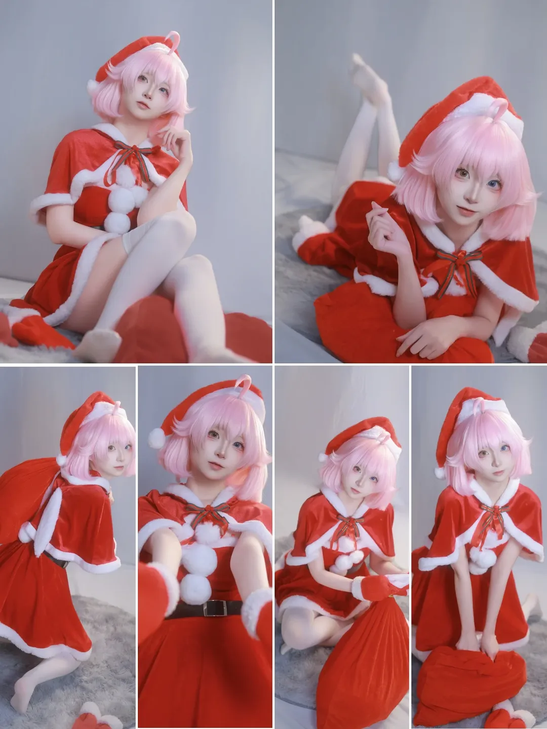 小鸟游星野cos 圣诞老人限定版，发张2026年的圣诞祝福给sensei