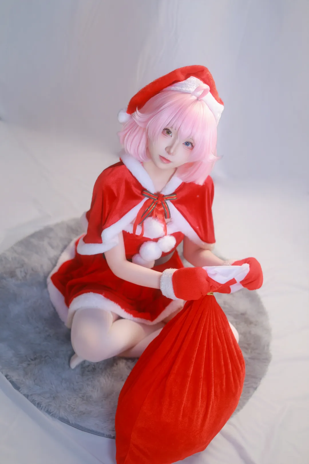 【小鳥遊ホシノ コスプレ】サンタクロース限定版、2026年のクリスマスメッセージを先生へ - 3 枚目