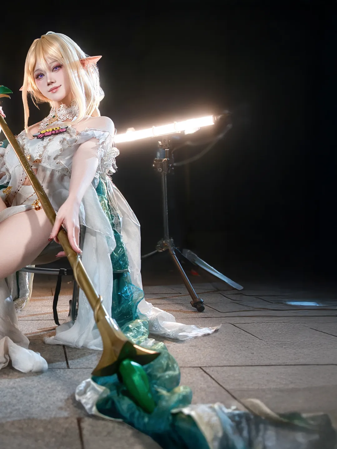 【Golden Lion Cosplay】Azur Lane: Nighttime Elven-Style Cosplay Convention Photos - Image 3