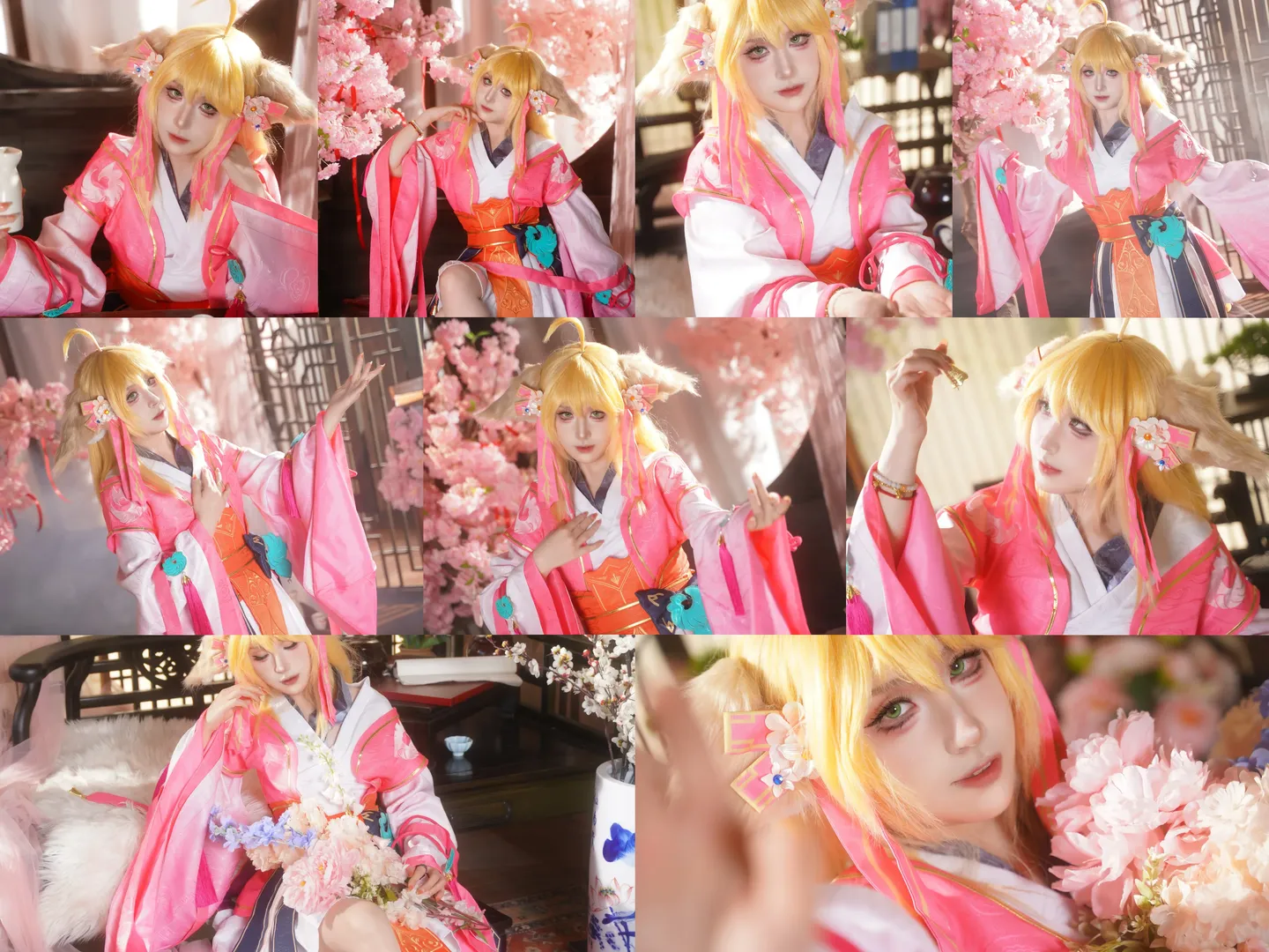 【少司縁 塗山紅紅コスプレ】光と影に切り取られたアーカイブのひととき - 1 枚目