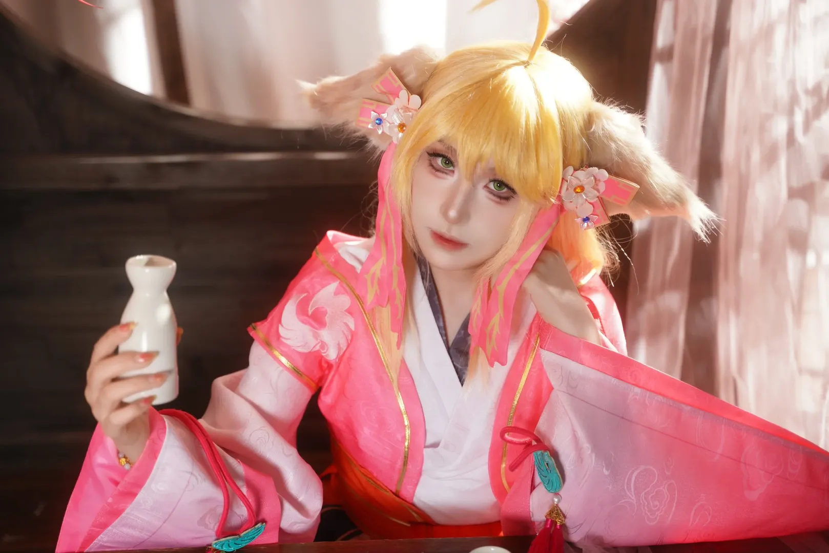 【少司縁 塗山紅紅コスプレ】光と影に切り取られたアーカイブのひととき - 10 枚目