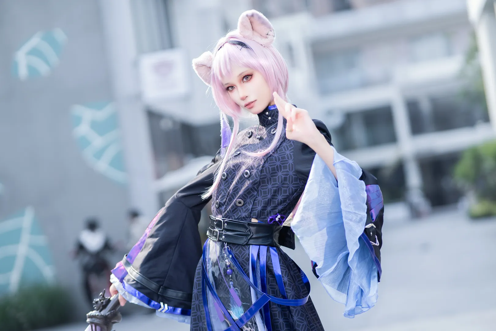 [Lin Yuxia cosplay] Handsome Freeze-Frame at the Arknights Crossroads - Image 2