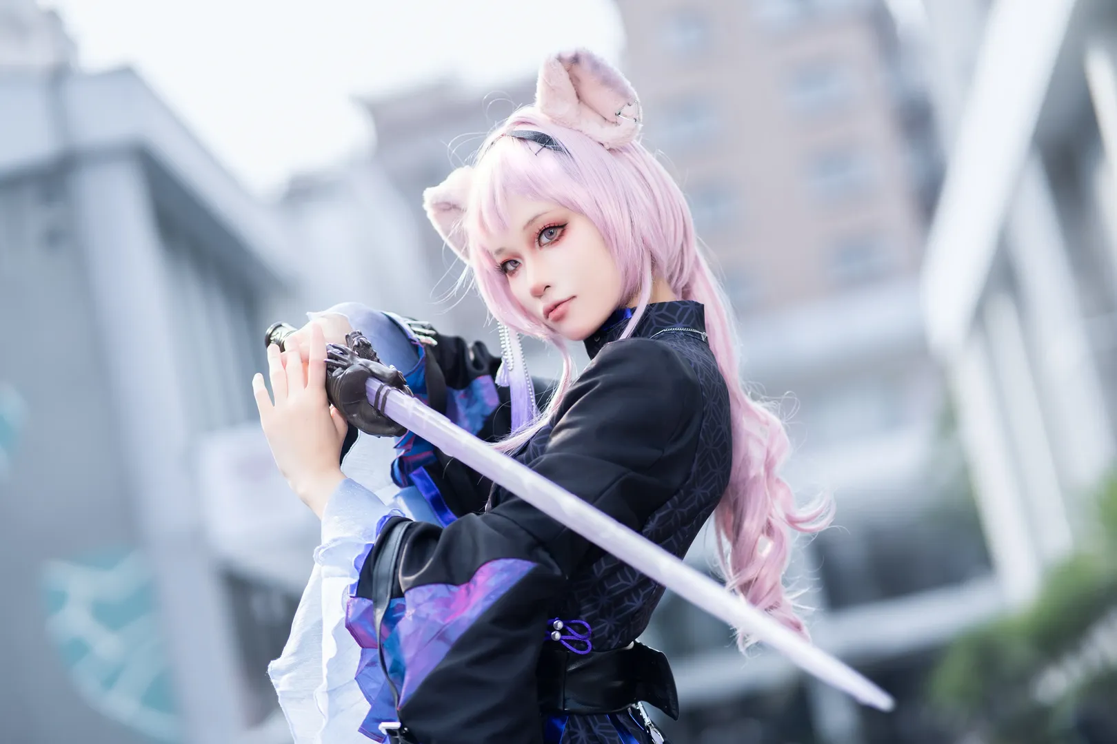 [Lin Yuxia cosplay] Handsome Freeze-Frame at the Arknights Crossroads - Image 3