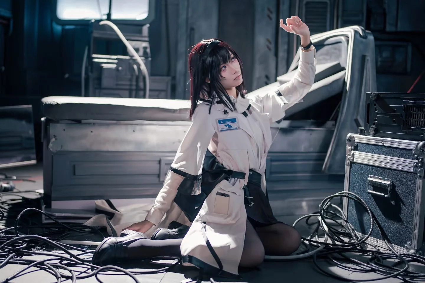 【予愿安洁莉娜cos】明日方舟only音波共振的体验官踩点记录