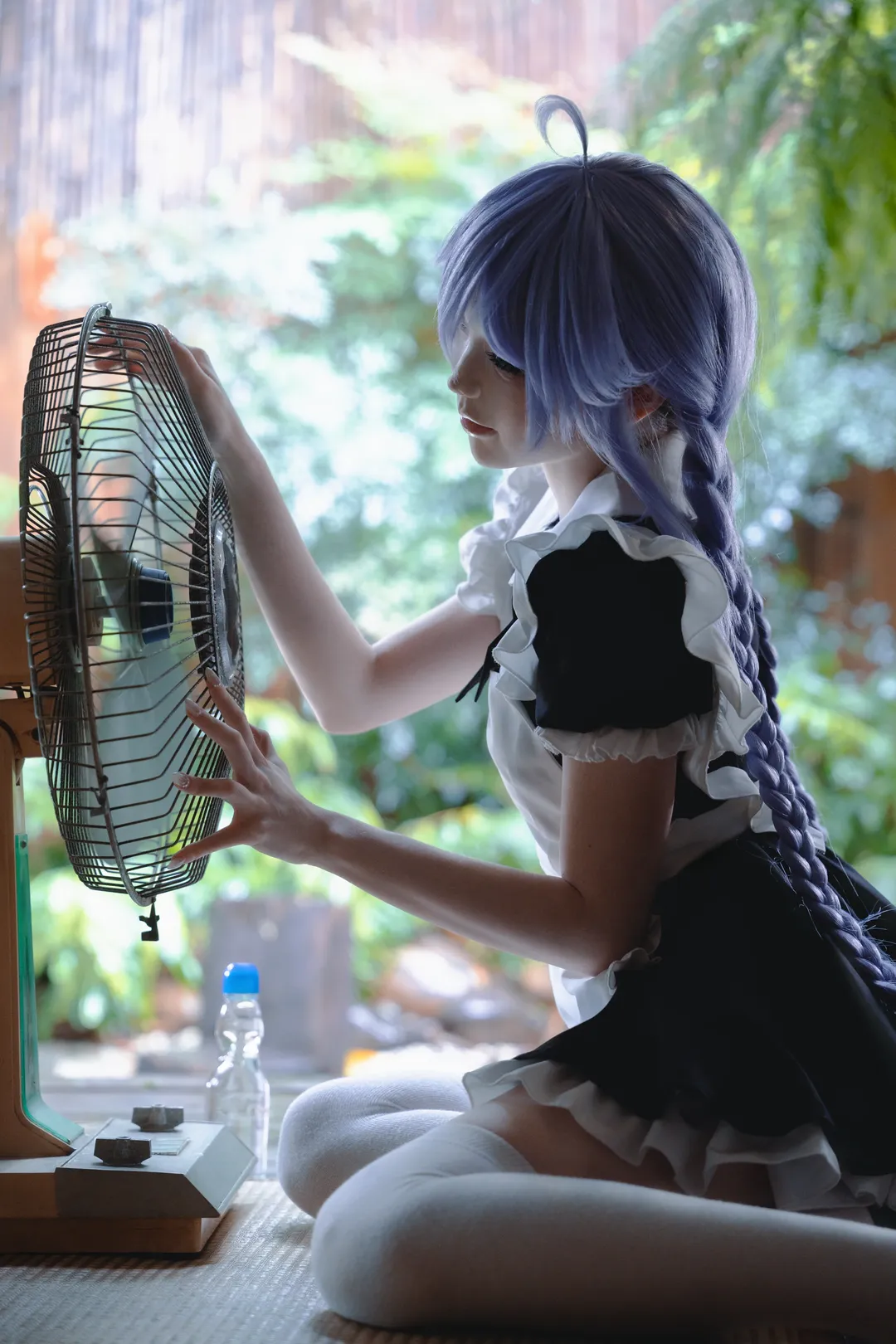 【洛琪希cos】无职转生中的女仆装，旧风扇与夏日的静谧感