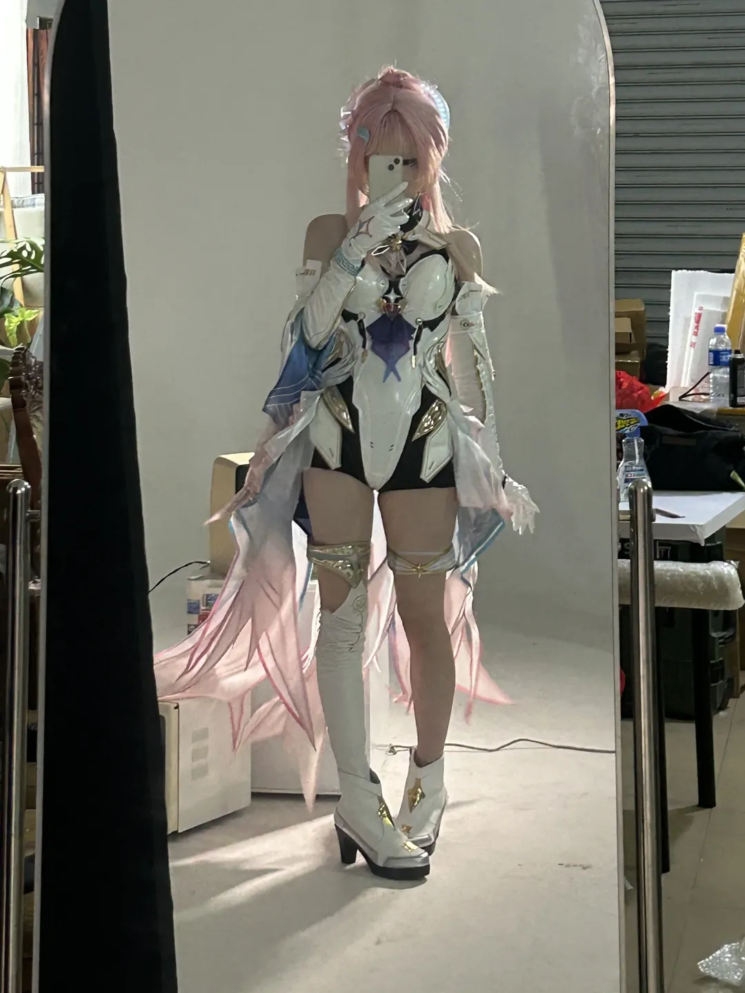 [Aemeath Cosplay] Pink & White Mecha Girl Outfit Share from Wuthering Waves - Image 2