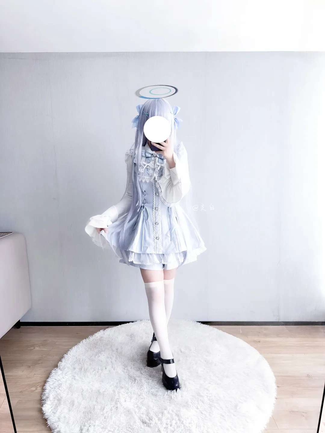 【Ushio Noa cosplay】The Aloof Angel in Blue Archive: Recreating Artist Nitako's Art Style - Image 1