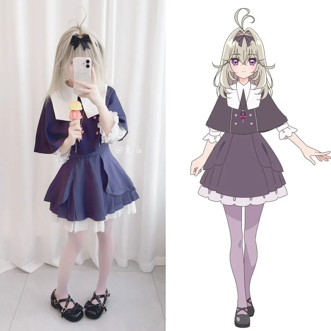 【森亚露露卡cos】名侦探光之美少女 蕾系日常套装分享
