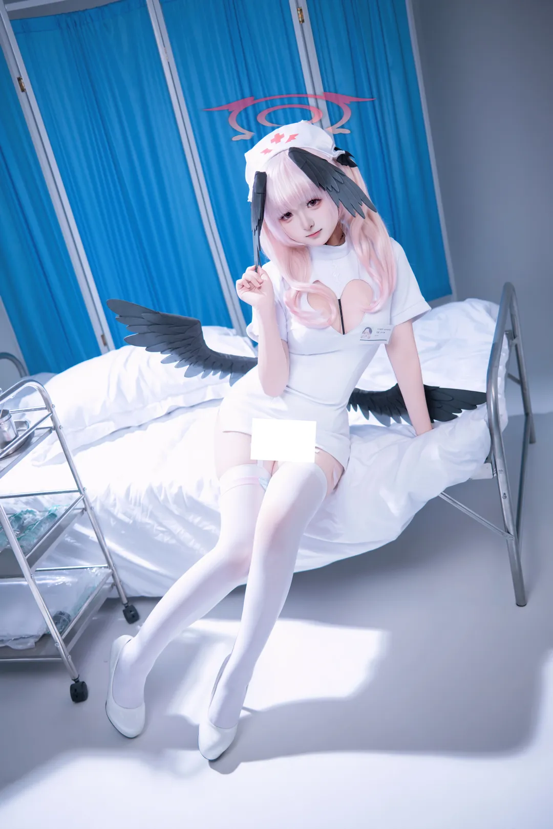 【下江小春cos】蔚蓝档案护士装穿搭体验分享