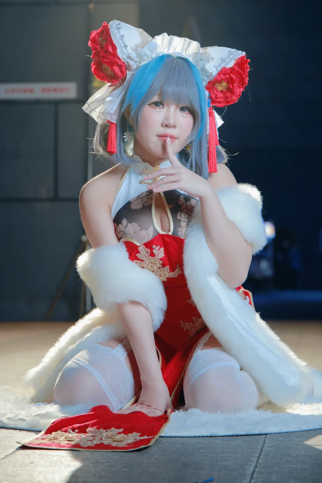 【チェシャー コスプレ】アズールレーン 猫ちゃん新春スキンのイベント写真 - 1 枚目