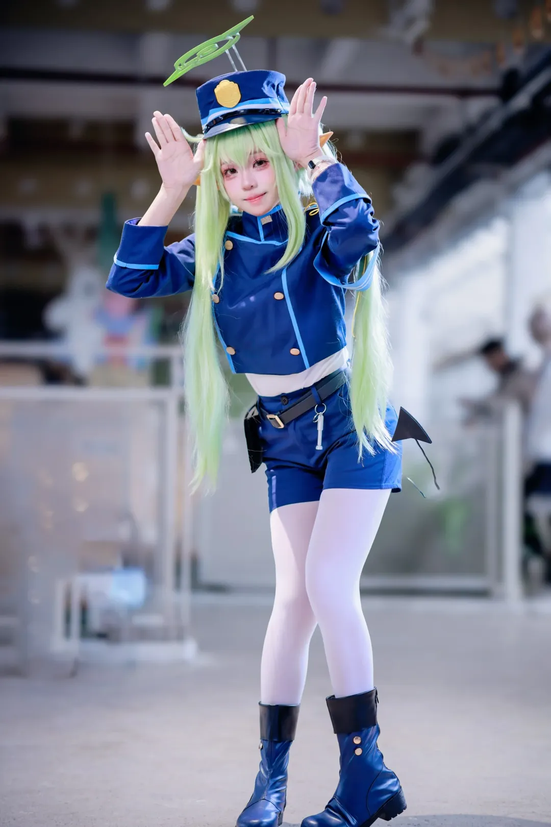 【橘ノゾミ コスプレ】南寧ブルーアーカイブオンリー2.0現場、ロイヤルブルーの制服が元気いっぱい！ - 1 枚目
