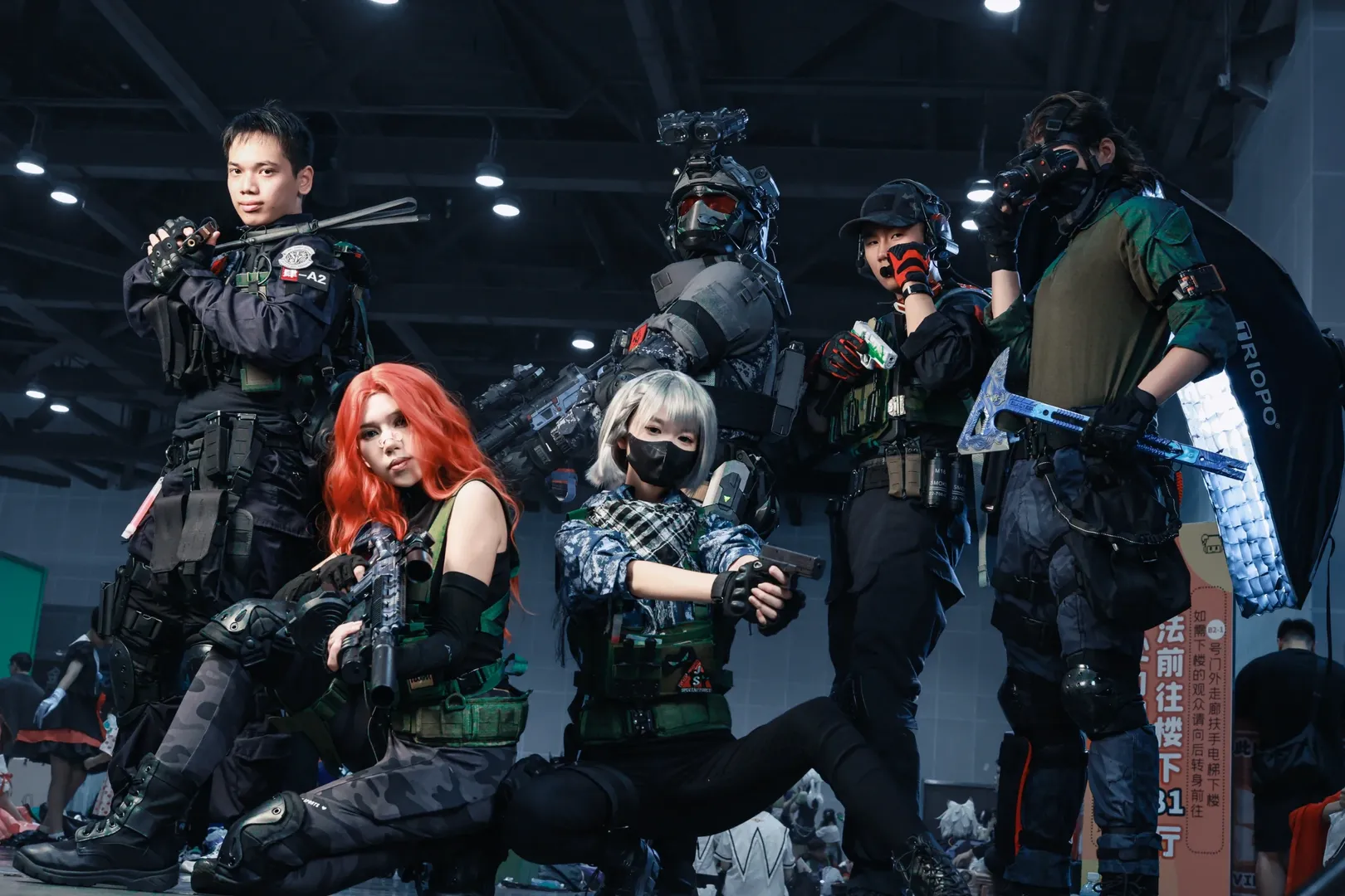 [Delta Force cosplay] Hardcore Tactical Bridge Defense: Immersive Gaming event photoshoot at Nanning Anime Convention - Image 2