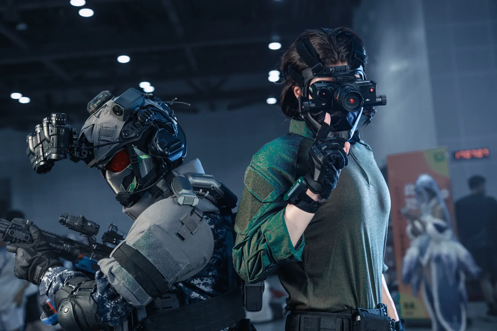 [Delta Force cosplay] Hardcore Tactical Bridge Defense: Immersive Gaming event photoshoot at Nanning Anime Convention - Image 5
