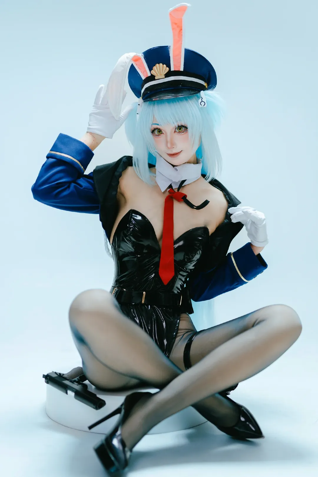 【碧蓝航线海王星cos】化身海王星警官，即刻执行逮捕任务 - 第 2 张