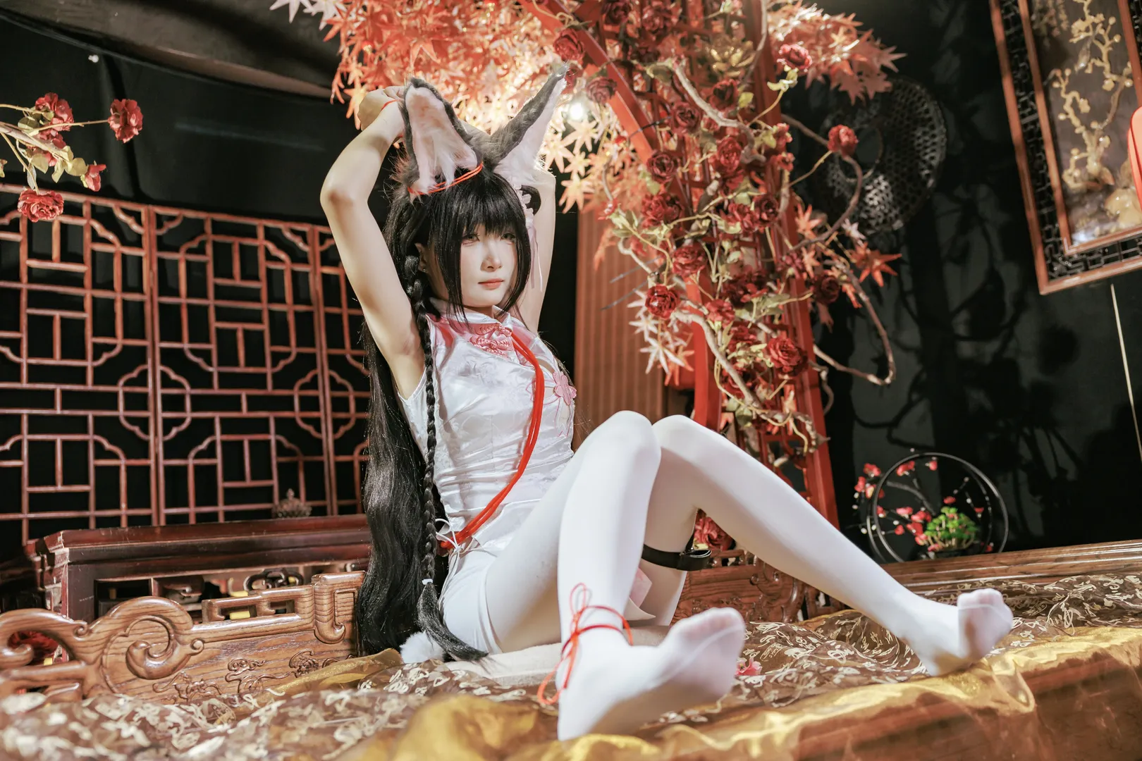 【碧蓝航线长门cos】牵心结缘，红绳缠绕的羁绊