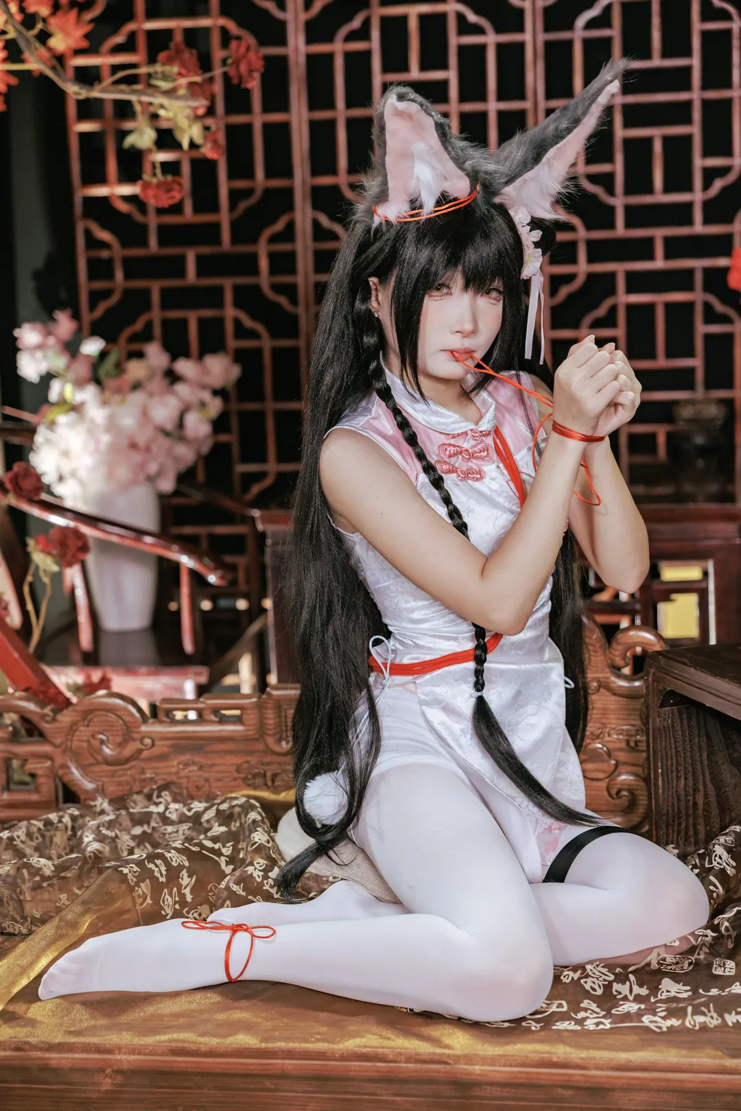 【碧蓝航线长门cos】牵心结缘，红绳缠绕的羁绊 - 第 3 张