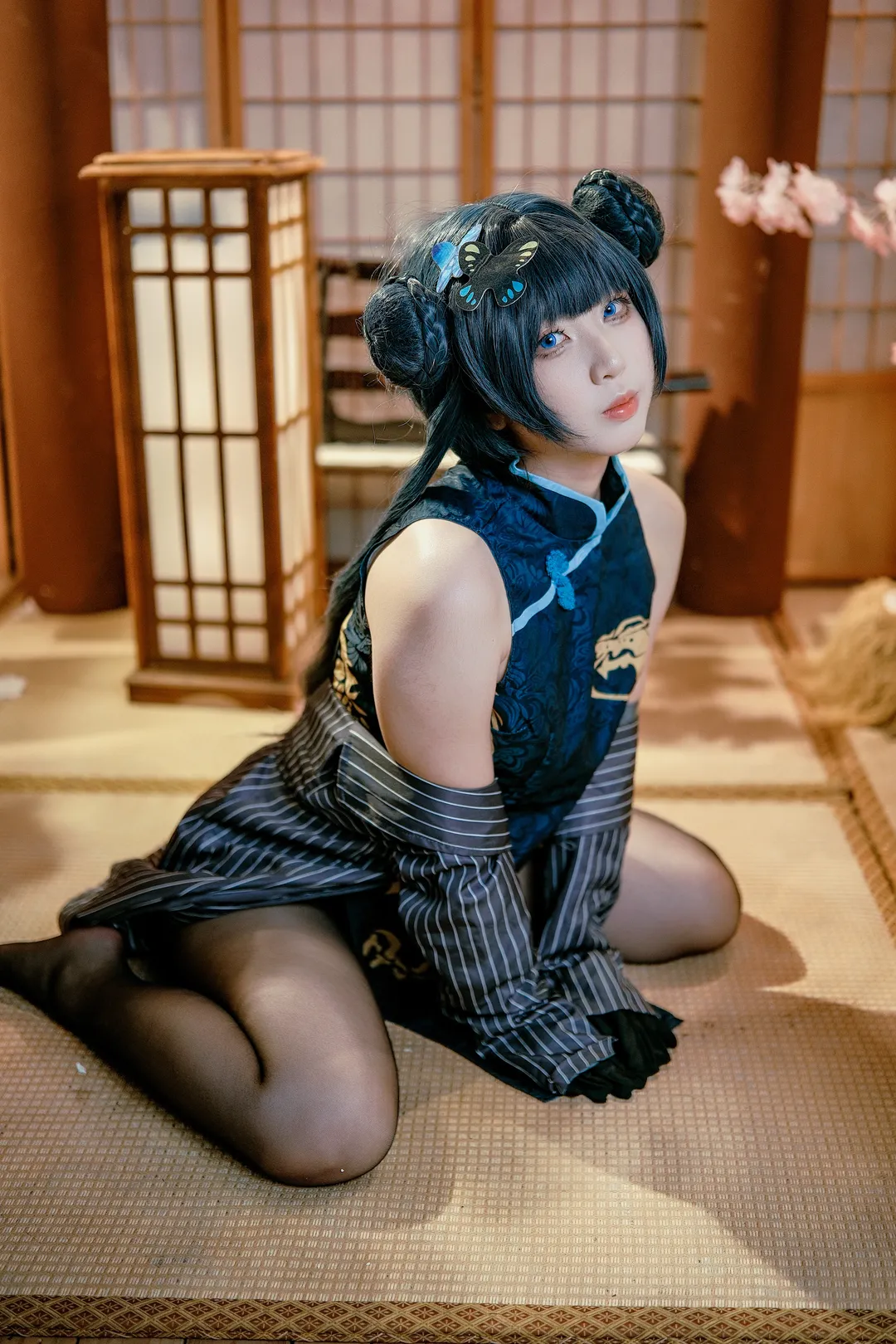 【龙华咲妃cos】和室里的风，仿佛真的为Sensei停留了一瞬 - 第 1 张
