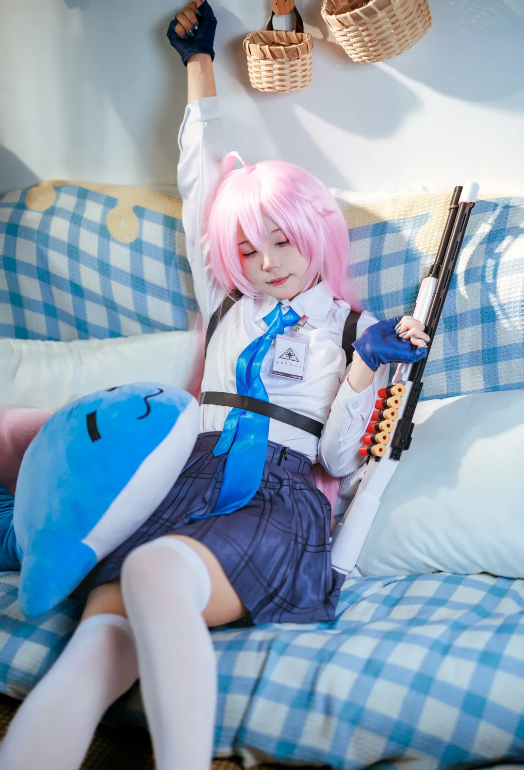 【小鸟游星野cos】大叔我的夏天只想瘫着吹风扇 - 第 1 张