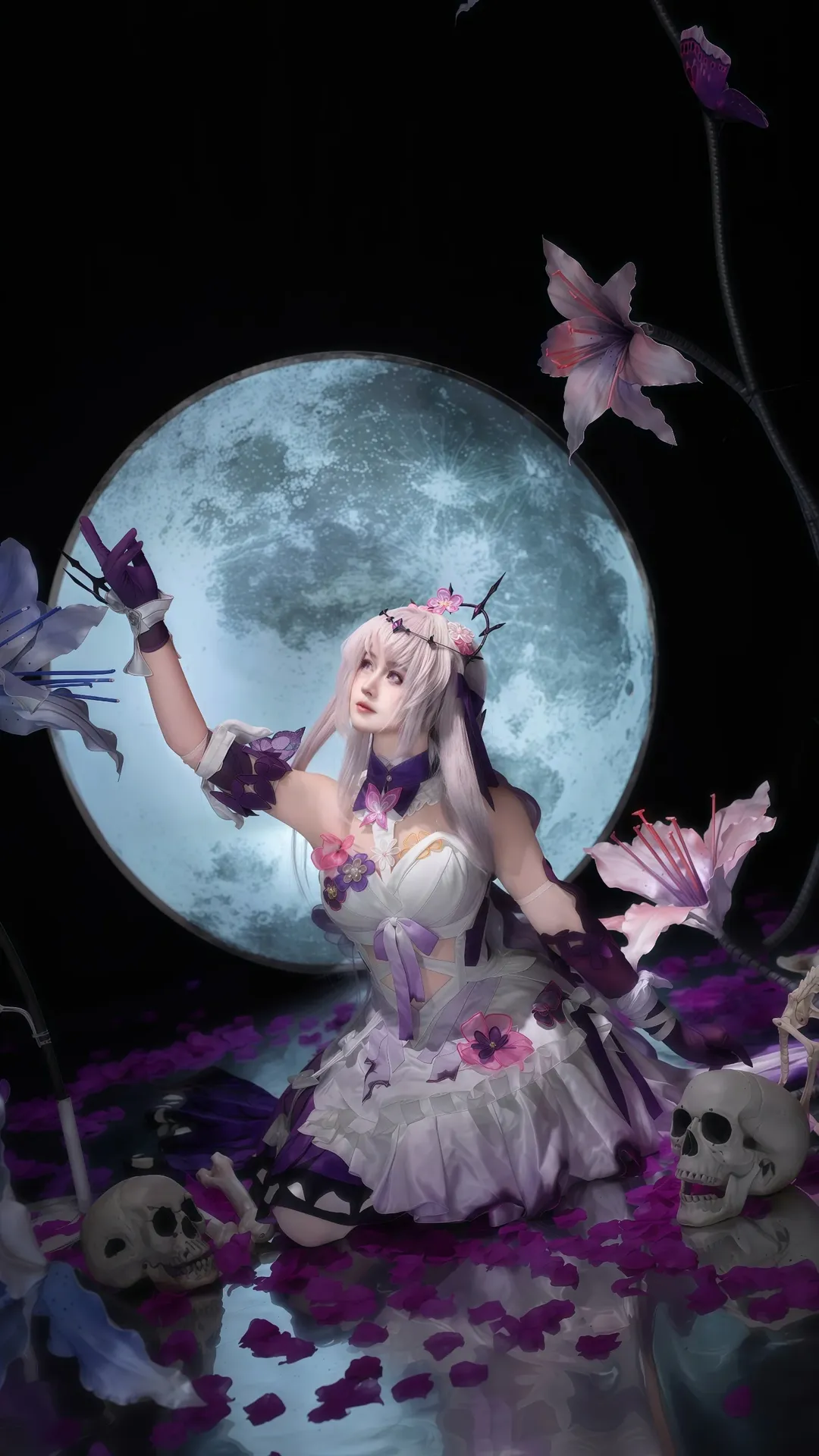 【遐蝶cos】在崩坏星穹铁道的月光下做死荫的侍女 - 第 1 张