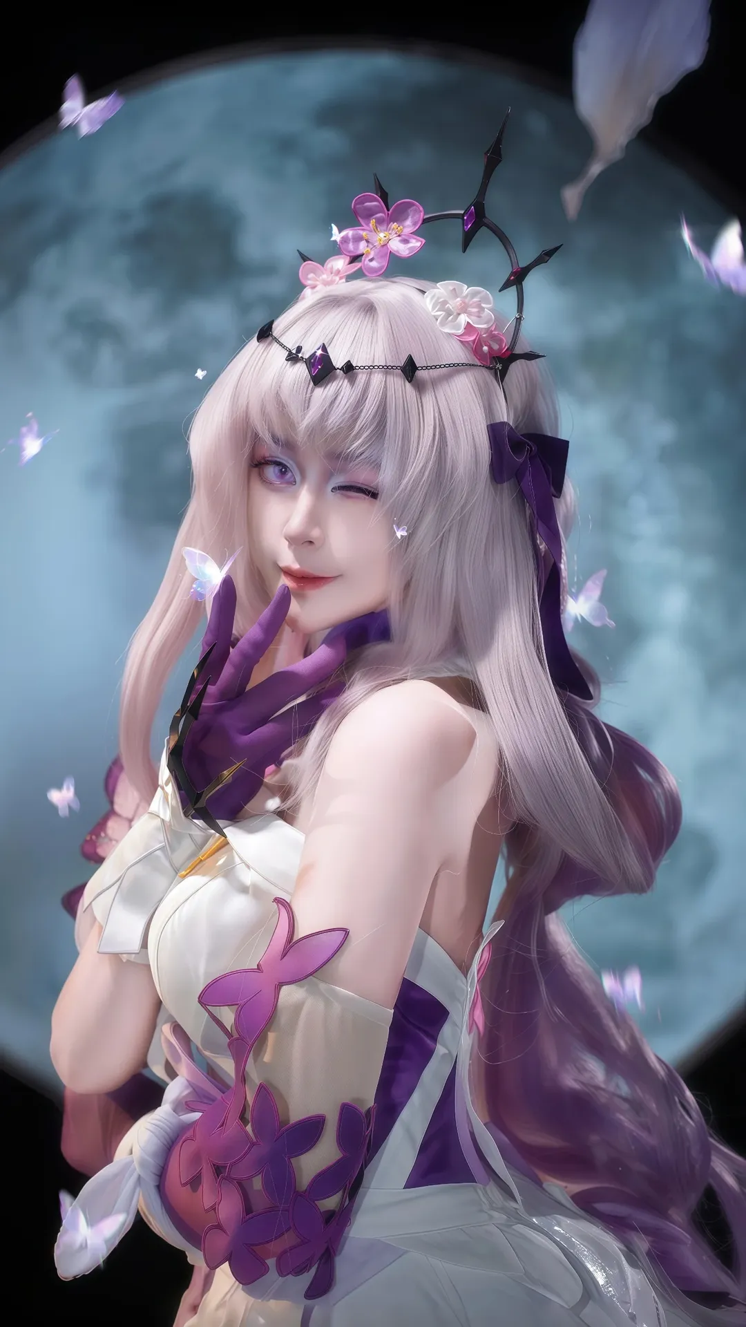 【遐蝶cos】在崩坏星穹铁道的月光下做死荫的侍女 - 第 3 张