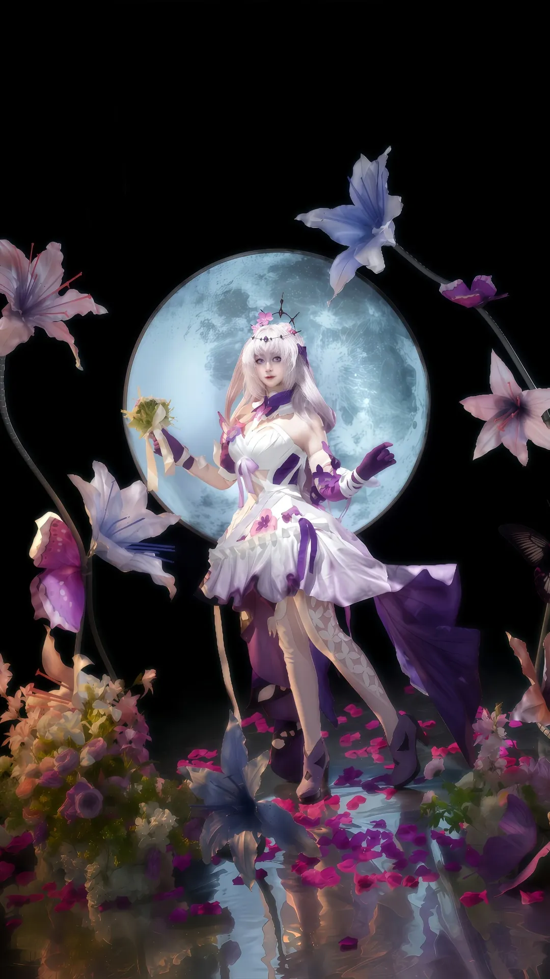 【遐蝶cos】在崩坏星穹铁道的月光下做死荫的侍女