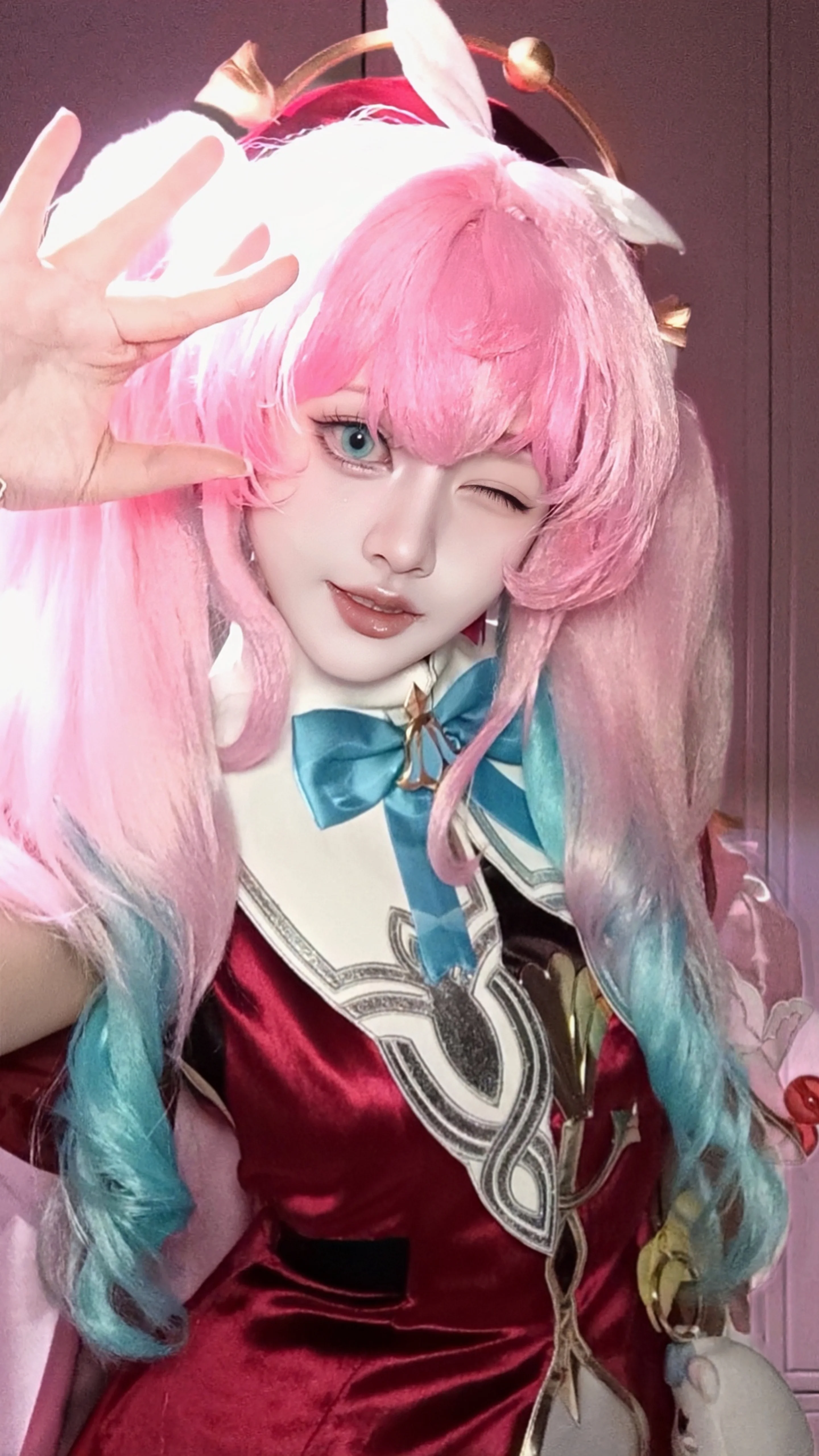 【风堇cos】崩坏星穹铁道，粉蓝交织的春日来信 - 第 2 张