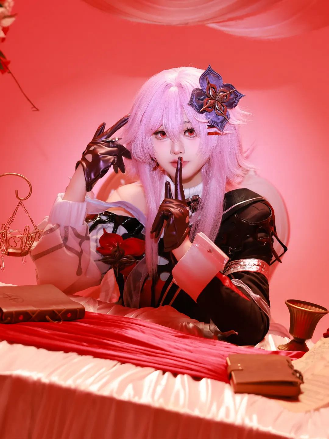 [Evernight cosplay] Honkai: Star Rail's Crimson Night — Atmosphere Maxed Out - Image 3
