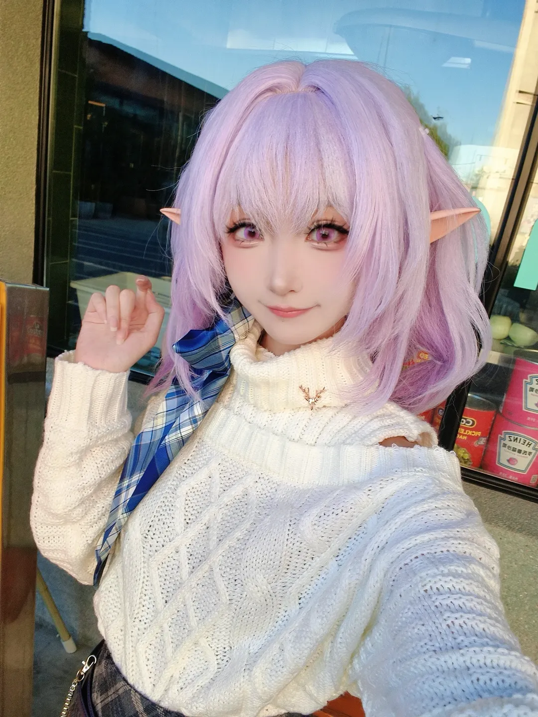 【遐蝶cos】30度穿毛衣的崩坏星穹铁道外景记录
