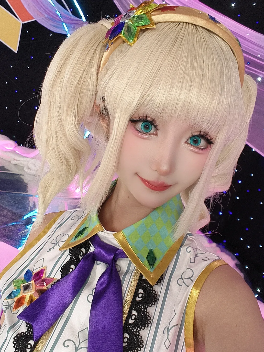 【藤堂尤里卡cos】偶像活動的神秘白髮少女