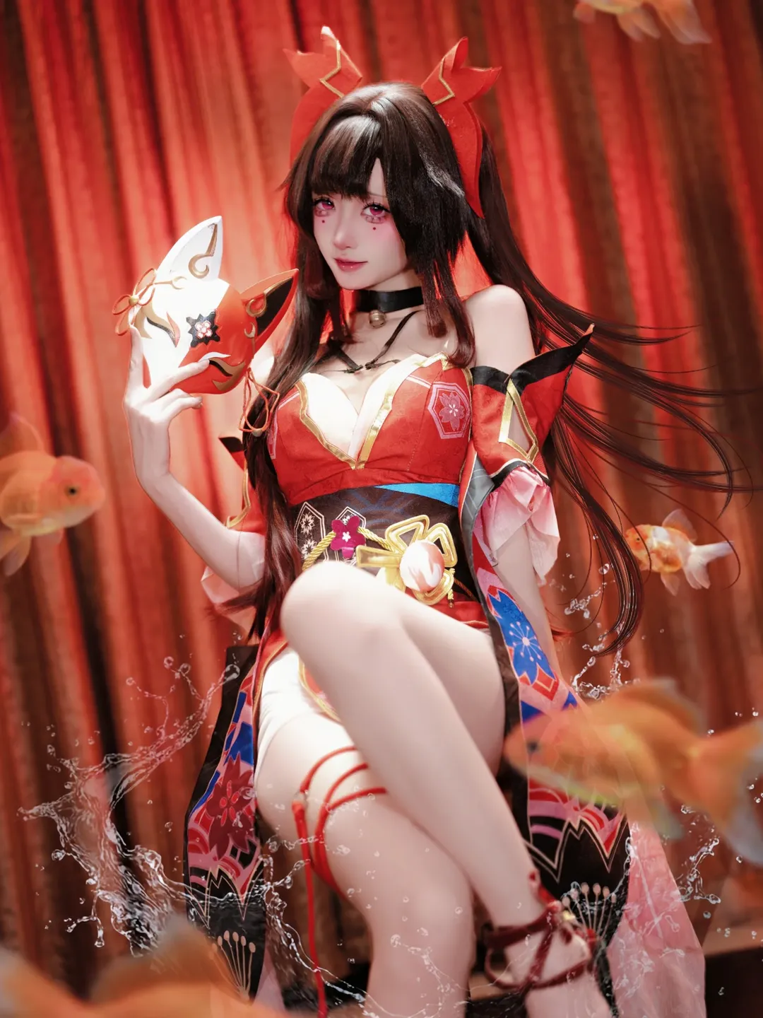 【花火 コスプレ】『崩壊：スターレイル』の愉悦、自宅スタジオで撮り下ろした躍動感 - 1 枚目