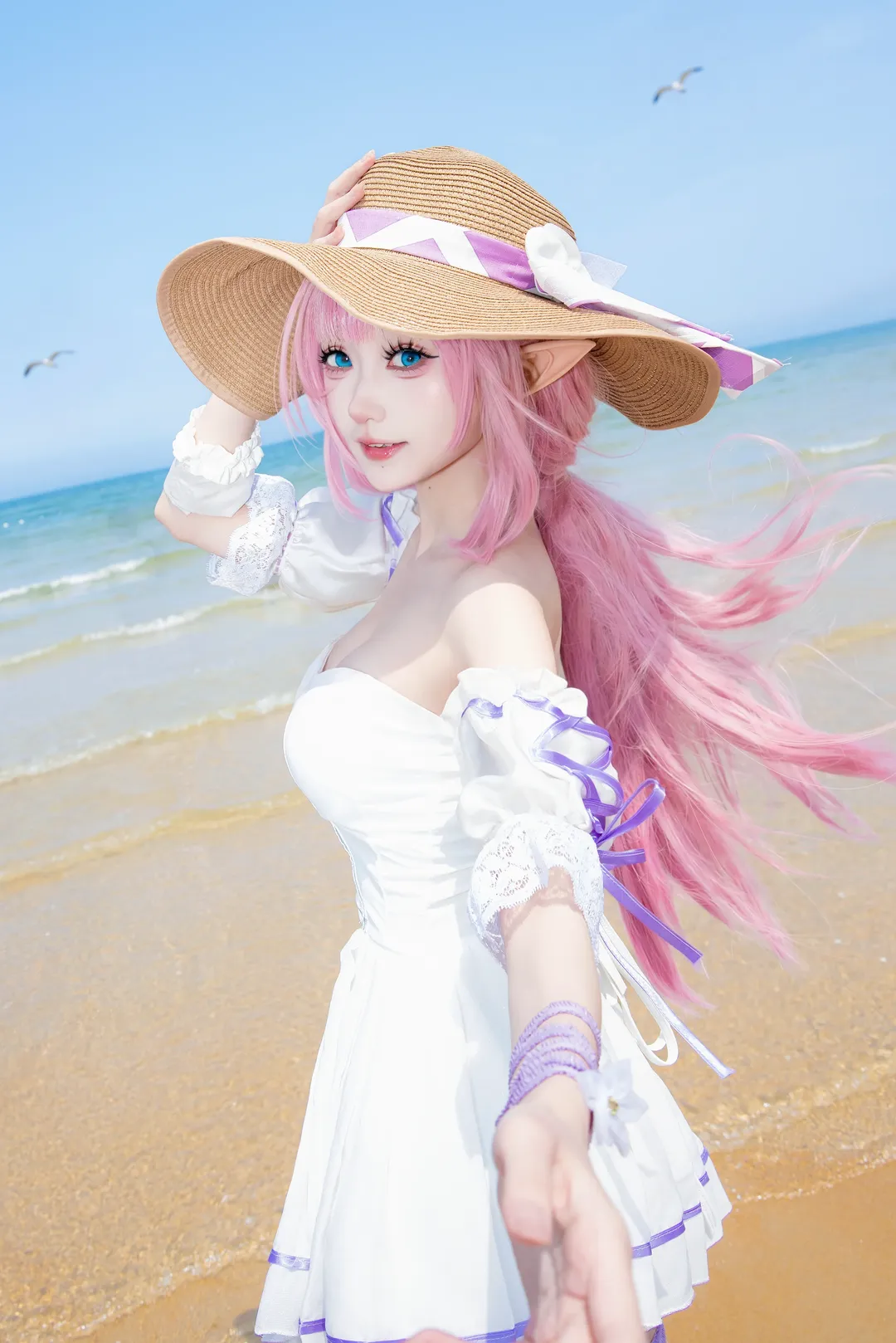 【爱莉希雅cos】分享崩坏3夏日海边的闪光人像拍摄与修图心得 - 第 1 张