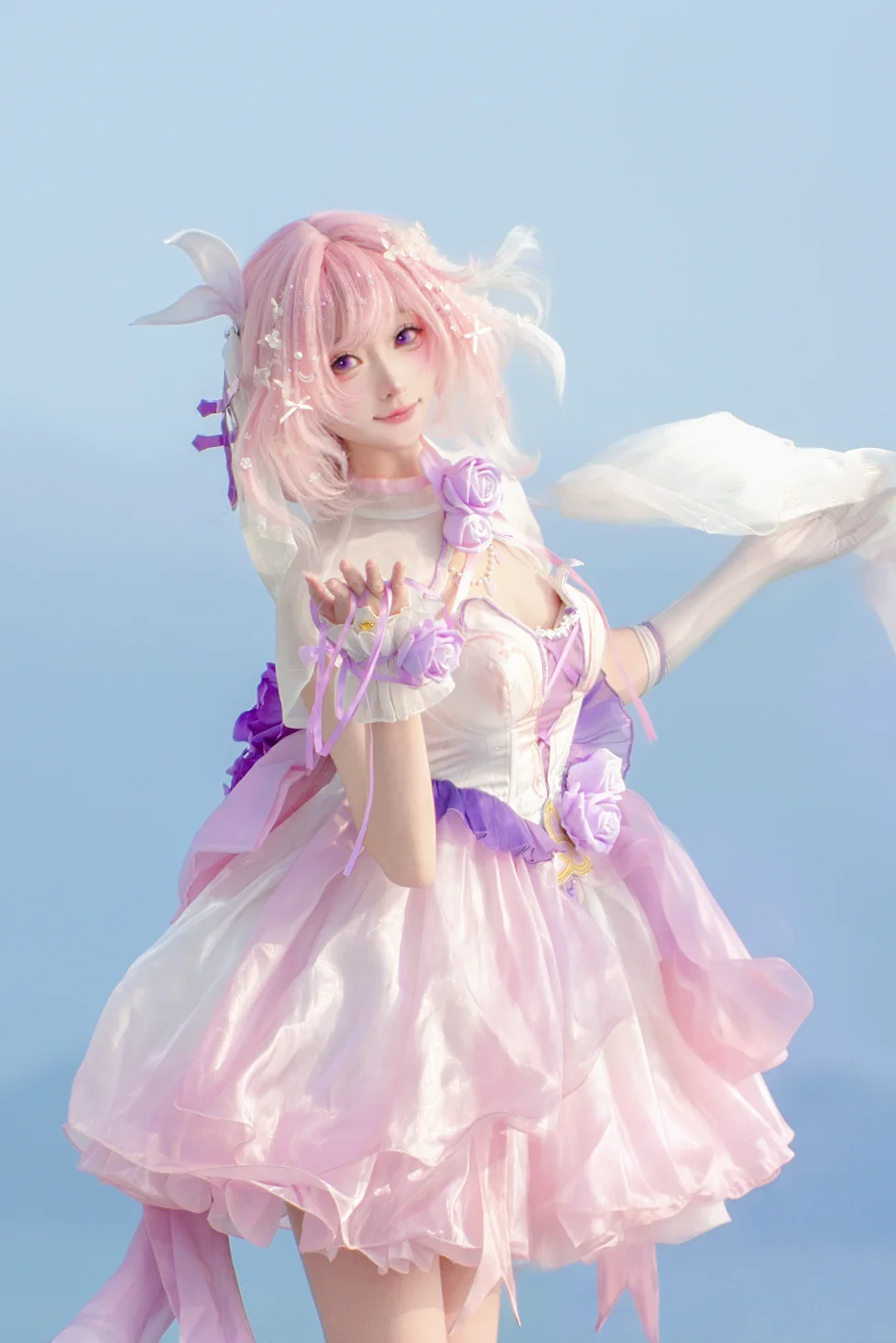 【爱莉希雅cos】崩坏3的流光之诗，水波与微风中的少女 - 第 3 张