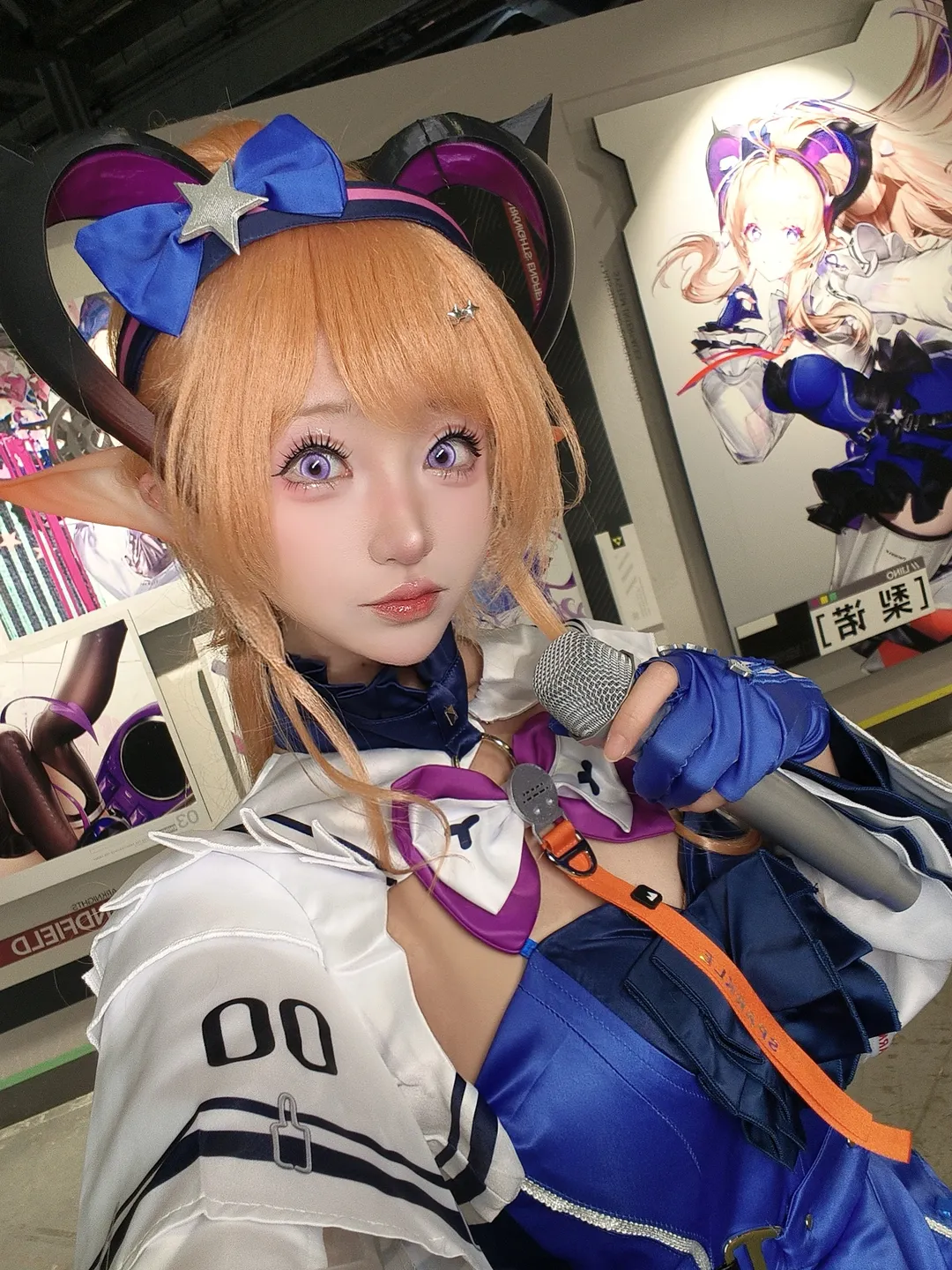 【リーノのコスプレ】『アークナイツ：エンドフィールド』会場で見せたアイドルとしての輝かしい瞬間 - 1 枚目