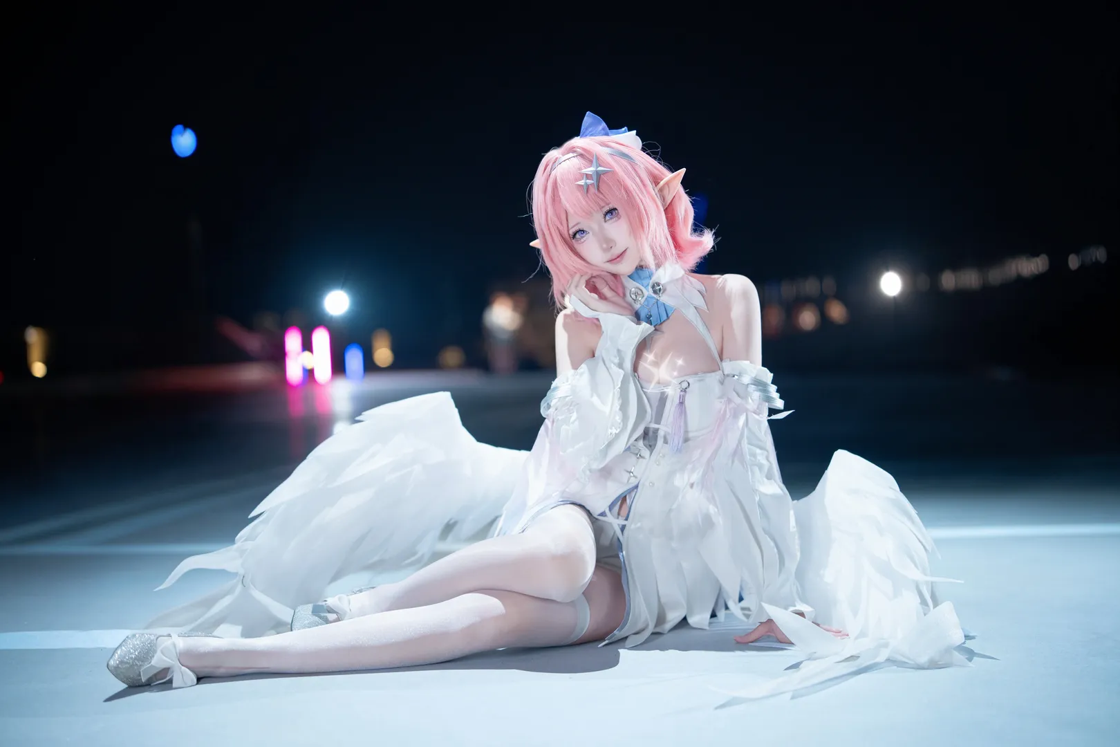 【蕾米埃尔cos】绝区零的夜与纱裙