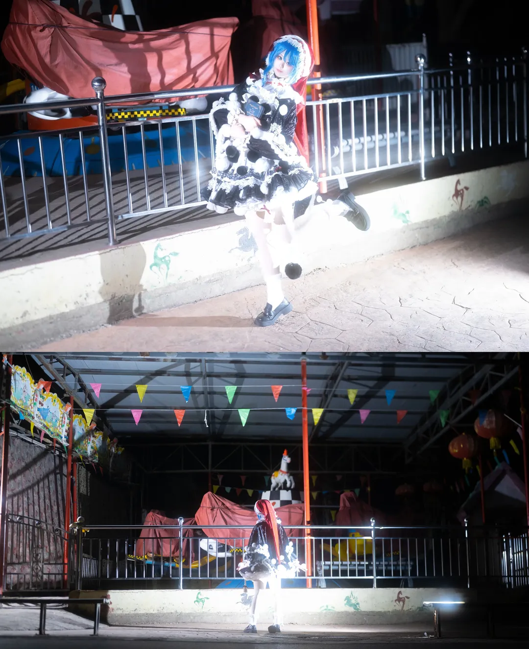 【ドレミー・スイート コスプレ】東方紺珠伝、深夜の遊園地の夢構想 - 4 枚目