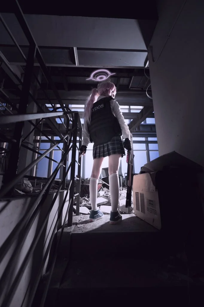 【小鸟游星野cos】蔚蓝档案战术娘，原品俄式防弹背心的分量感 - 第 7 张