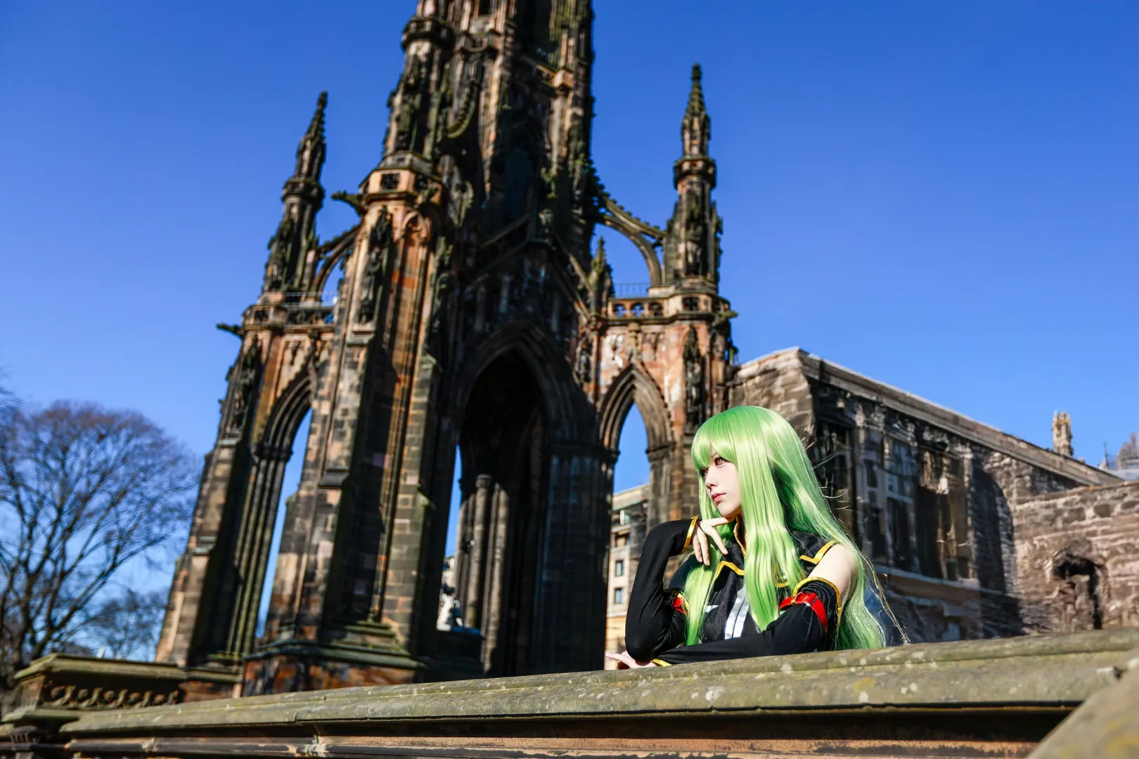 【C.C.cos】叛逆的魯魯修裡愛丁堡的綠髮少女 - 第 4 張