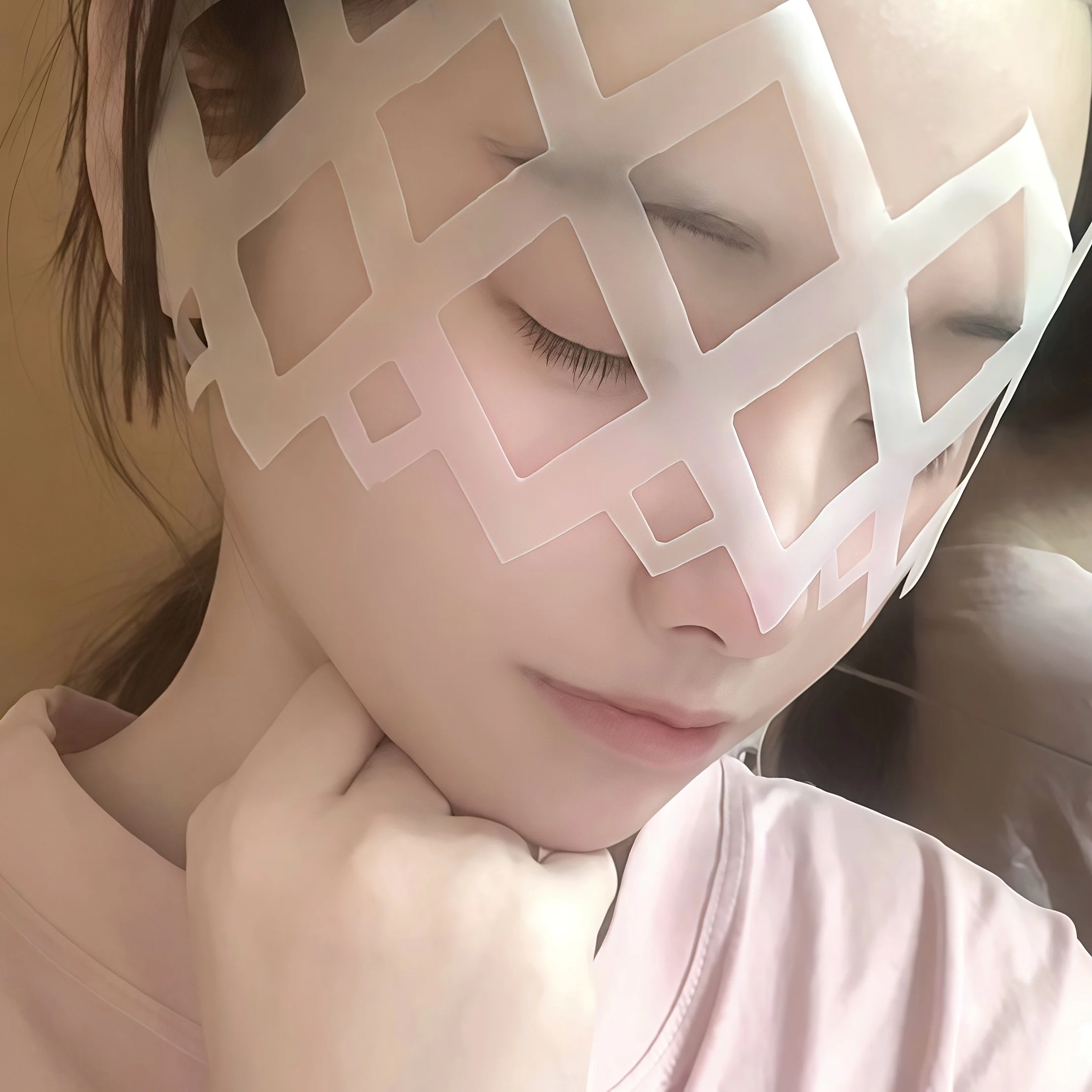 【少女哥伦比娅cos】原神愚人众少女的眼罩手工试装记录 - 第 3 张