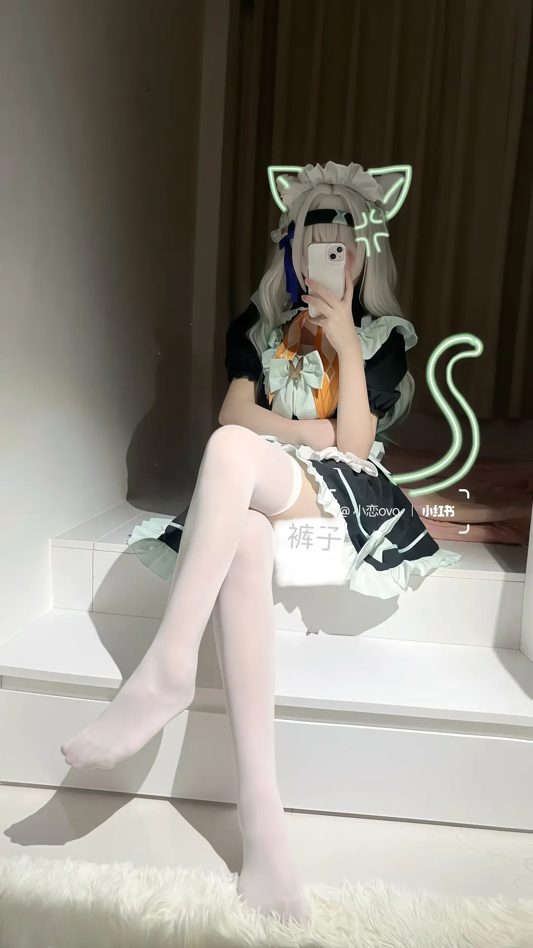 【流萤cos】崩坏星穹铁道的女仆私设，在家拍拍其实也很有趣 - 第 1 张