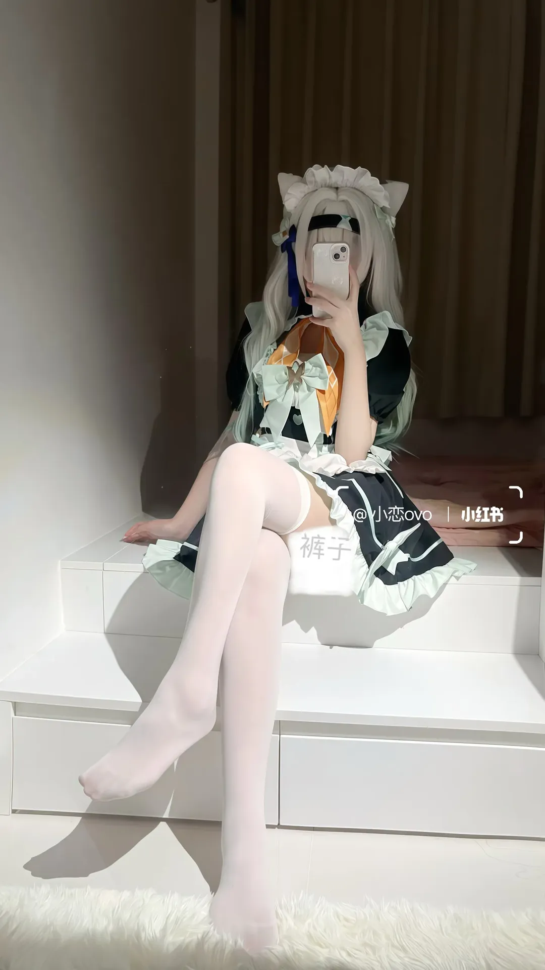 【流萤cos】崩坏星穹铁道的女仆私设，在家拍拍其实也很有趣