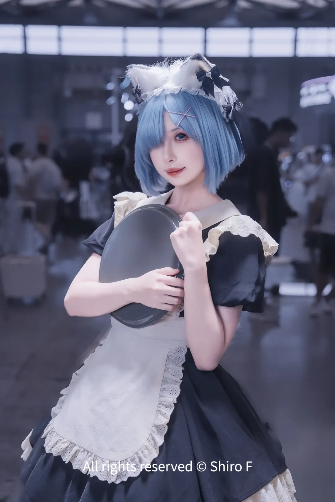 【蕾姆cos】2025 Chinajoy女仆装甜妹场照 - 第 5 张