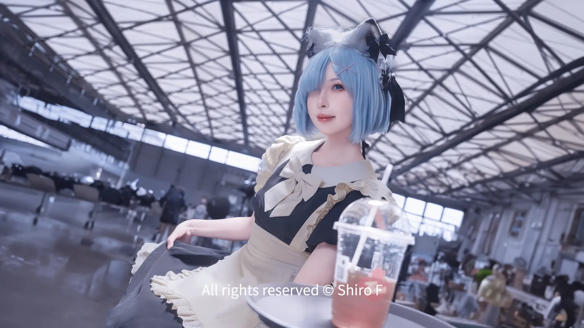 【蕾姆cos】2025 Chinajoy女仆装甜妹场照 - 第 6 张