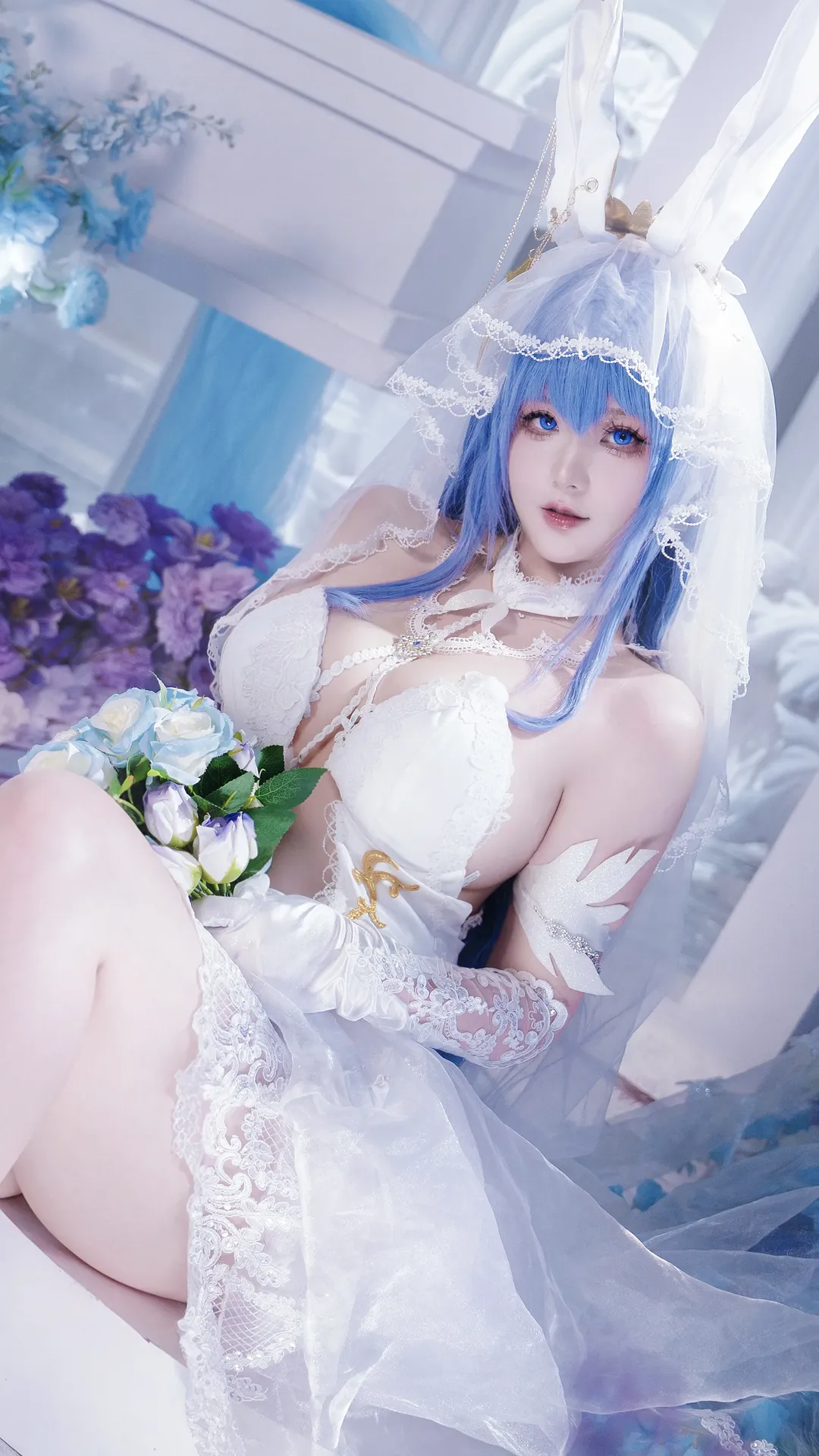 【新澤西cos】碧藍航線的純白花嫁兔子 - 第 1 張
